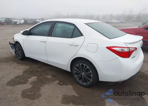 2016 Toyota Corolla S Plus z USA, uszkodzony, nr VIN 5YFBURHE5GP552272